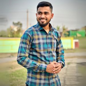 Teal & Yellow Plaid Check Shirt