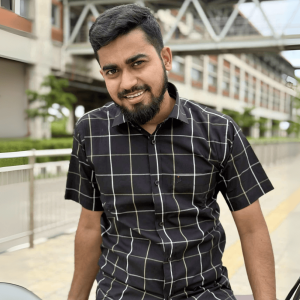 Modern Grid Check Slim Fit Casual Shirt