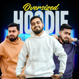 Unisex Oversized Premium Solid Drop Shoulder Hoodie