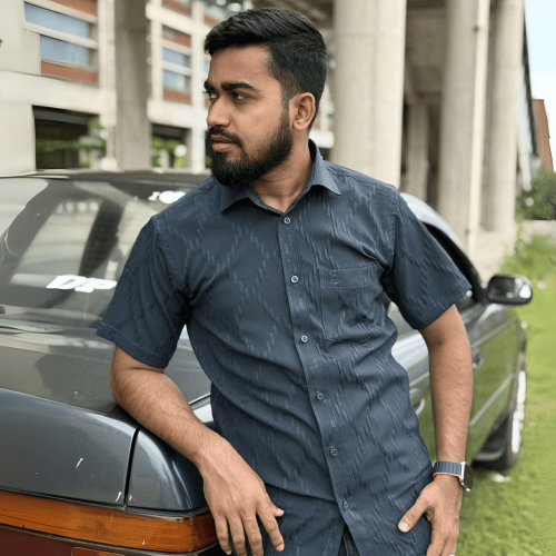 Popcorn Textured Slim Fit Shirt