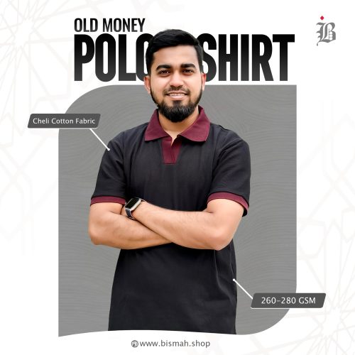 Old Money Polo Shirt - Black